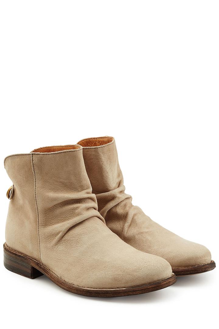 Fiorentini & Baker Fiorentini & Baker Paternity Suede Ankle Boots - Beige