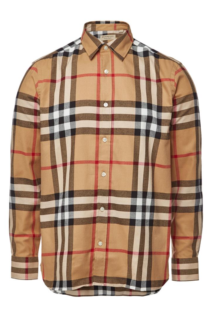 Burberry Burberry Richard Checked Cotton Shirt
