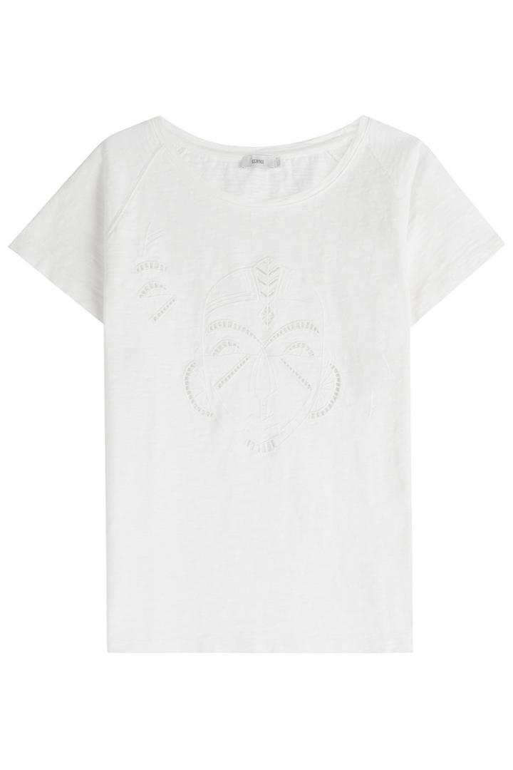 Closed Closed Embroidered Organic Cotton T-shirt