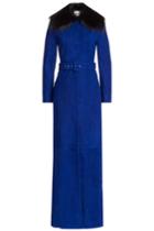 Emilio Pucci Emilio Pucci Suede Coat With Detachable Fox Fur Collar - None