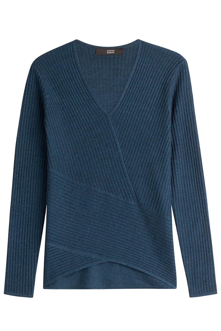 Steffen Schraut Steffen Schraut Merino Wool Pullover - Blue