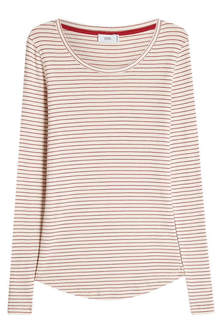 Closed Closed Striped Top With Cotton