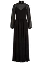 Diane Von Furstenberg Diane Von Furstenberg Maxi Dress With Sheer Overlay
