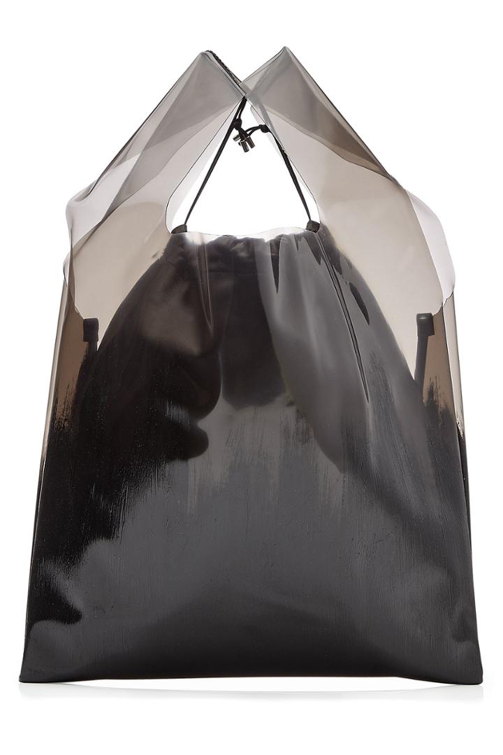 Maison Margiela Maison Margiela Tote With Leather - Black