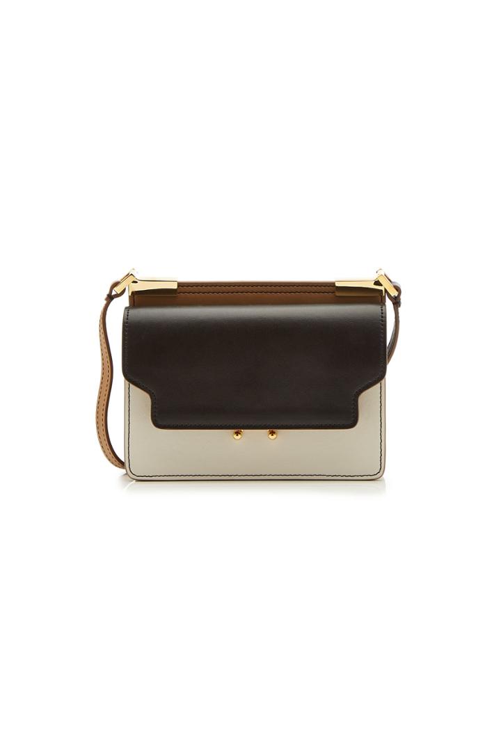 Marni Marni Slim Trunk Leather Shoulder Bag