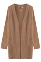 81 Hours By Dear Cashmere 81 Hours By Dear Cashmere Mesh Knit Cashmere Cardigan - Brown