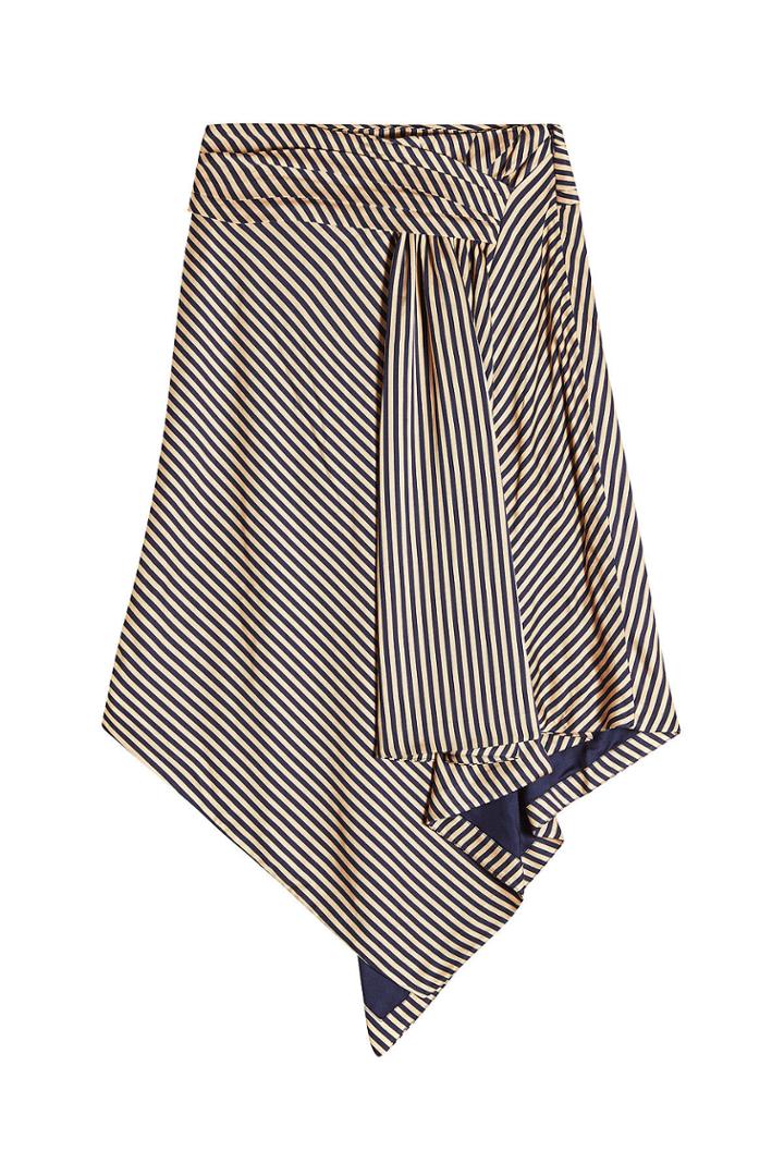 Jonathan Simkhai Jonathan Simkhai Striped Draped Skirt