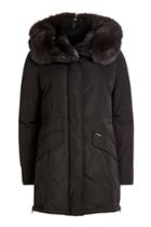 Woolrich Woolrich City Down Parka With Fur-trimmed Hood