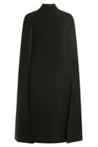 Valentino Valentino Silk Cape Dress - Black