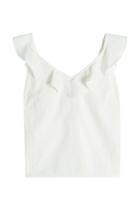 M I H M I H Flutter Top With Cotton And Linen