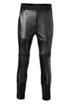 3.1 Phillip Lim 3.1 Phillip Lim Leather/cotton Slim Fit Pants - Black