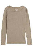 Majestic Cotton-cashmere Long Sleeved Top