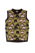 Giambattista Valli Giambattista Valli Embroidered Sleeveless Top - Multicolored