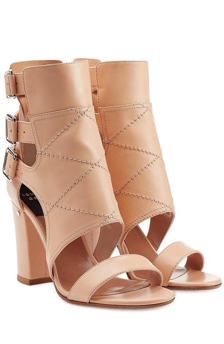 Laurence Dacade Felicite Block Heel Leather Sandals