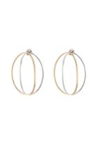 Delfina Delettrez Delfina Delettrez Big Ear-clipse Hoop Earrings In 18kt Gold