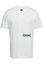 Oamc Oamc Chapeau Printed Cotton T-shirt