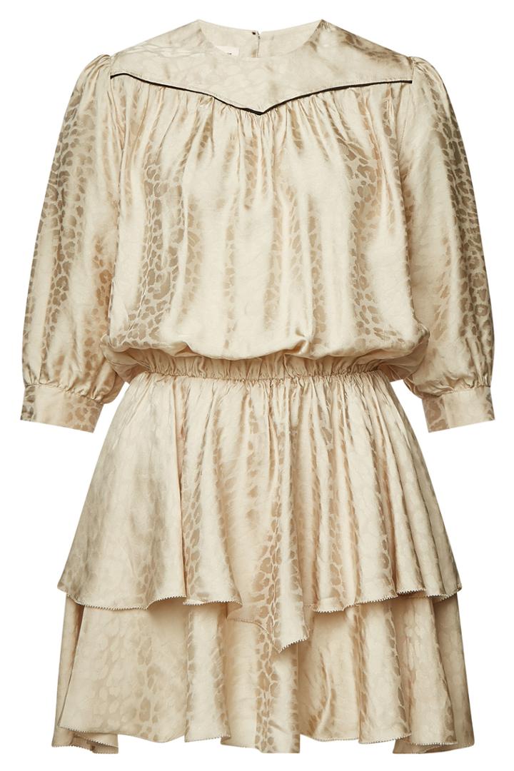 Zadig & Voltaire Zadig & Voltaire Rooka Jac Leo Mini Dress With Silk