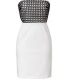 Marios Schwab Short Dress With Lace Bustier