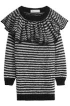Philosophy Di Lorenzo Serafini Philosophy Di Lorenzo Serafini Striped Sweater Dress With Oversized Collar