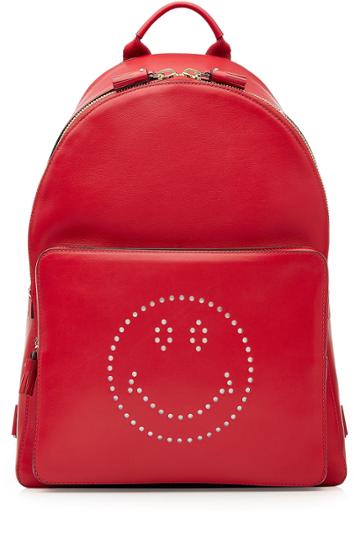 Anya Hindmarch Anya Hindmarch Smiley Leather Backpack