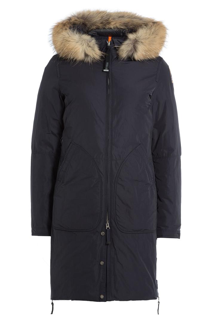 Parajumpers Parajumpers Alison Down Jacket With Fur-trimmed Hood - Blue