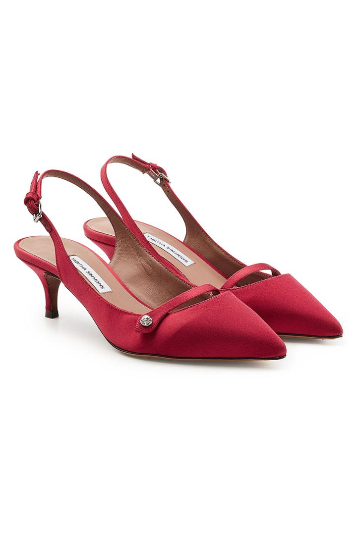 Tabitha Simmons Tabitha Simmons Layton Slingback Satin Pumps