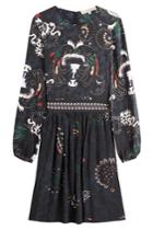 Vanessa Bruno Vanessa Bruno Printed Silk Dress - Multicolor