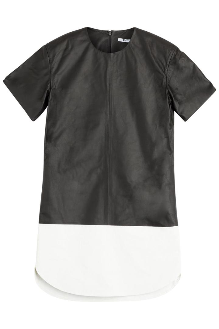 T By Alexander Wang T By Alexander Wang Leather Top Mini-dress