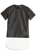 T By Alexander Wang T By Alexander Wang Leather Top Mini-dress