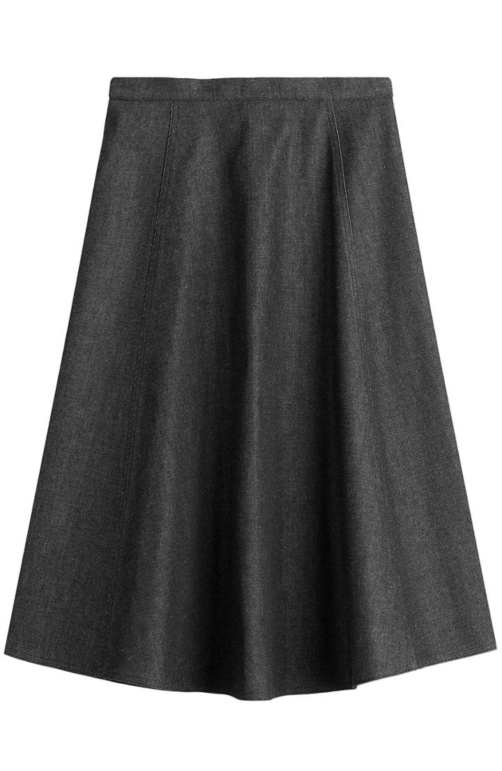 Michael Kors Denim Midi Skirt