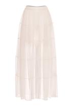 Jil Sander Jil Sander Transparent Midi Skirt
