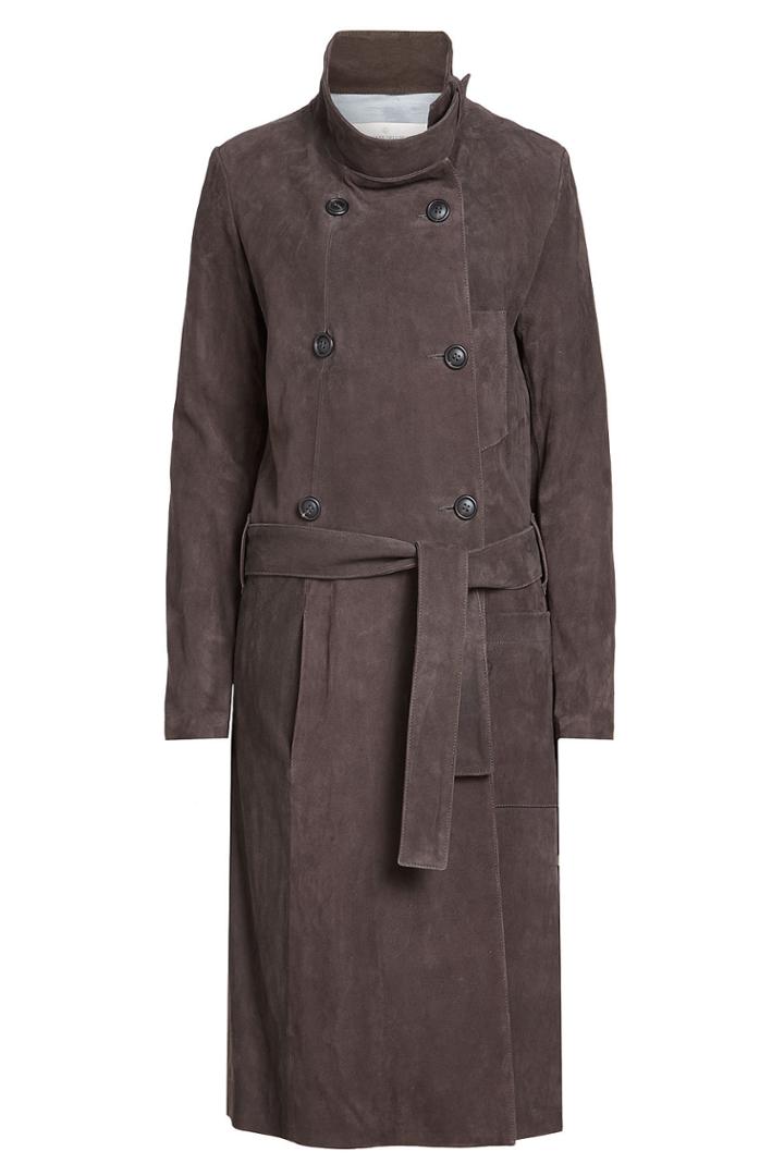 Golden Goose Golden Goose Suede Trench Coat