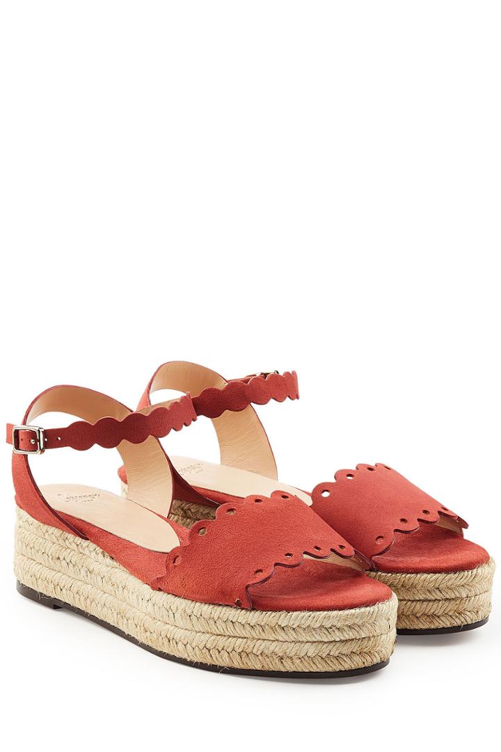 Castañer Castañer Suede Espadrille Sandals