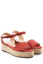 Castañer Castañer Suede Espadrille Sandals