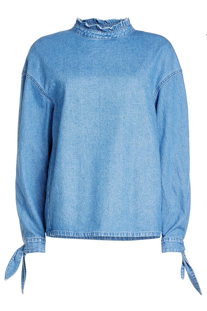 Sjyp Sjyp Denim Top - Blue