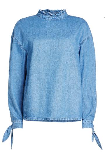 Sjyp Sjyp Denim Top - Blue