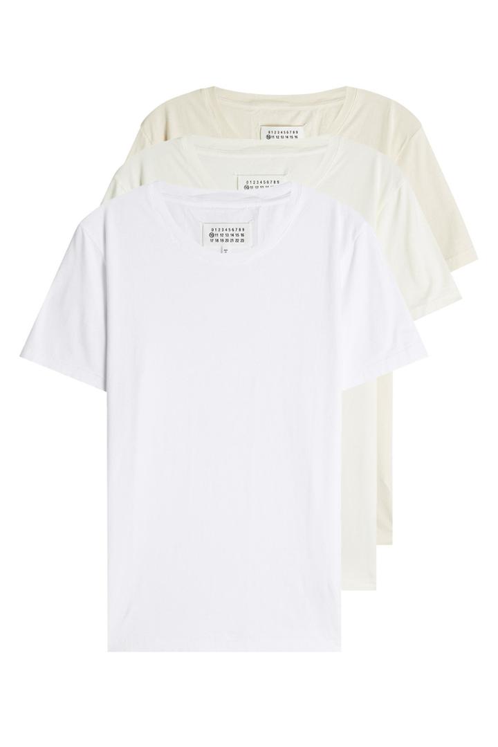 Maison Margiela Maison Margiela 3 Cotton T-shirt Pack