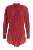 T By Alexander Wang T By Alexander Wang Wrap Around Printed Shirt