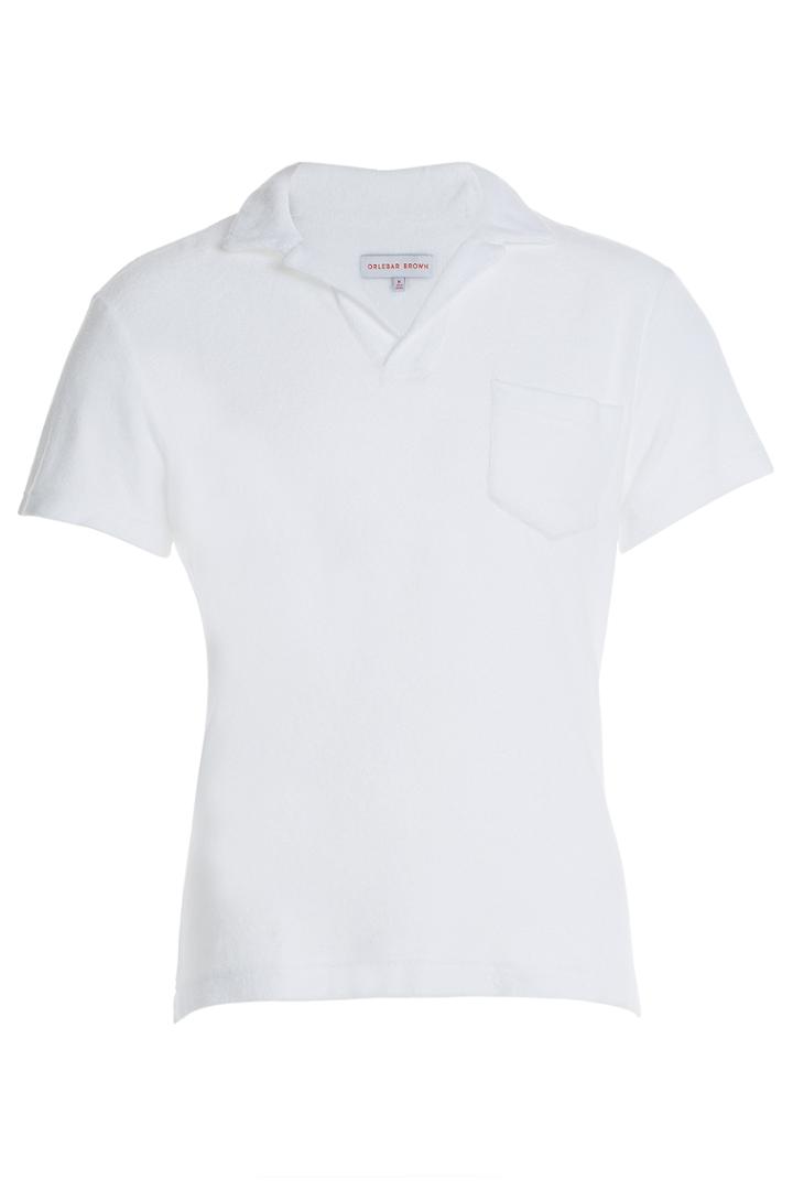 Orlebar Brown Orlebar Brown Cotton Terry Polo - White