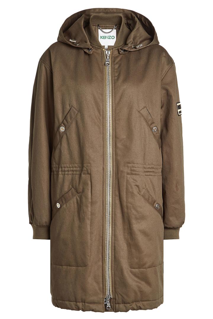 Kenzo Kenzo Zipped Cotton Coat
