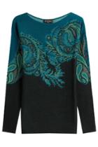 Etro Etro Printed Wool Pullover With Cashmere - Black