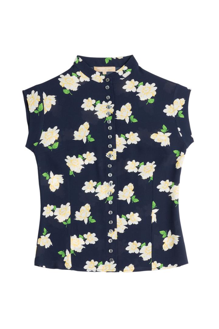 Michael Kors Collection Michael Kors Collection Floral Sleeveless Floral Top - Florals