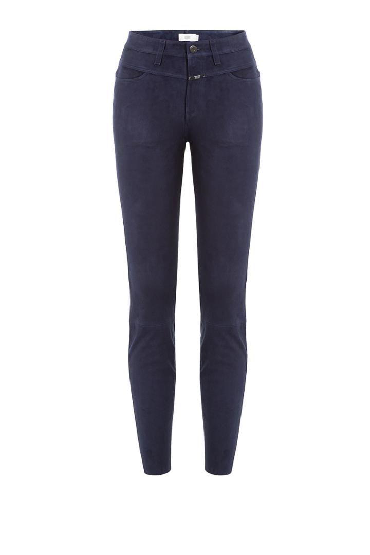 Closed Closed Pusher Suede Leggings - Blue
