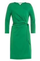 Diane Von Furstenberg Wrap Dress With Silk