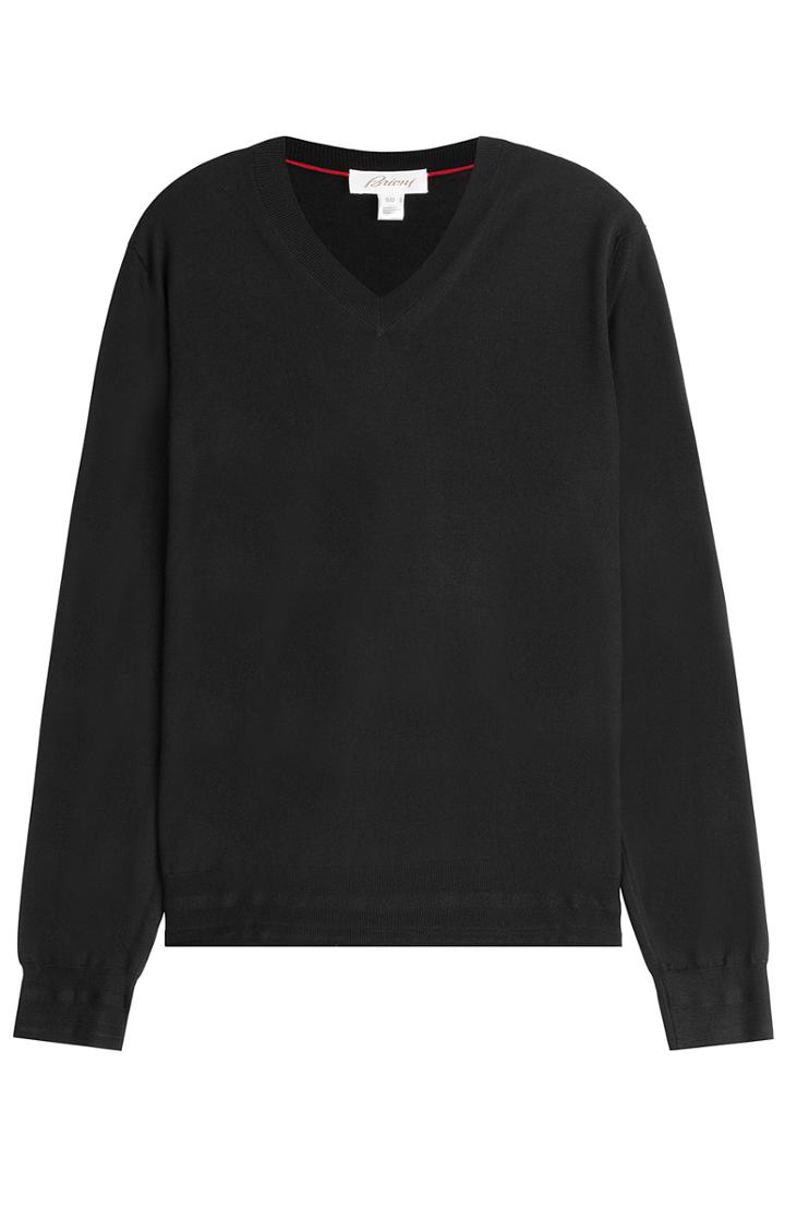 Brioni Wool-cashmere-silk Pullover