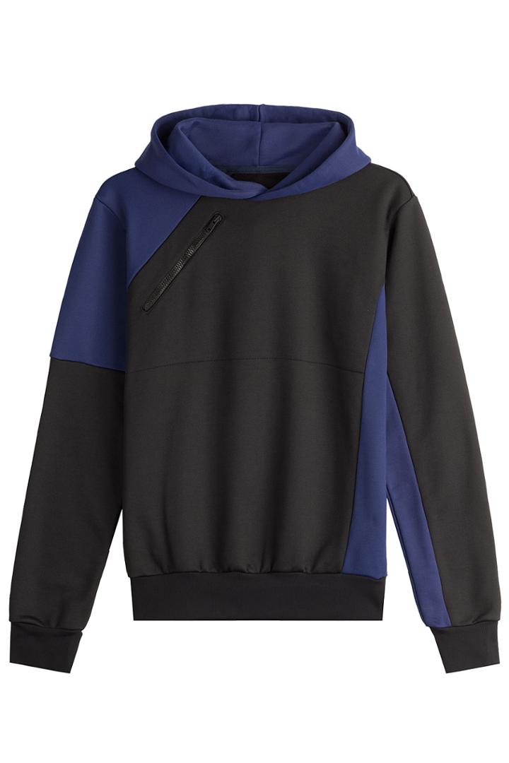 Maison Margiela Maison Margiela Colorblock Hoodie - Black