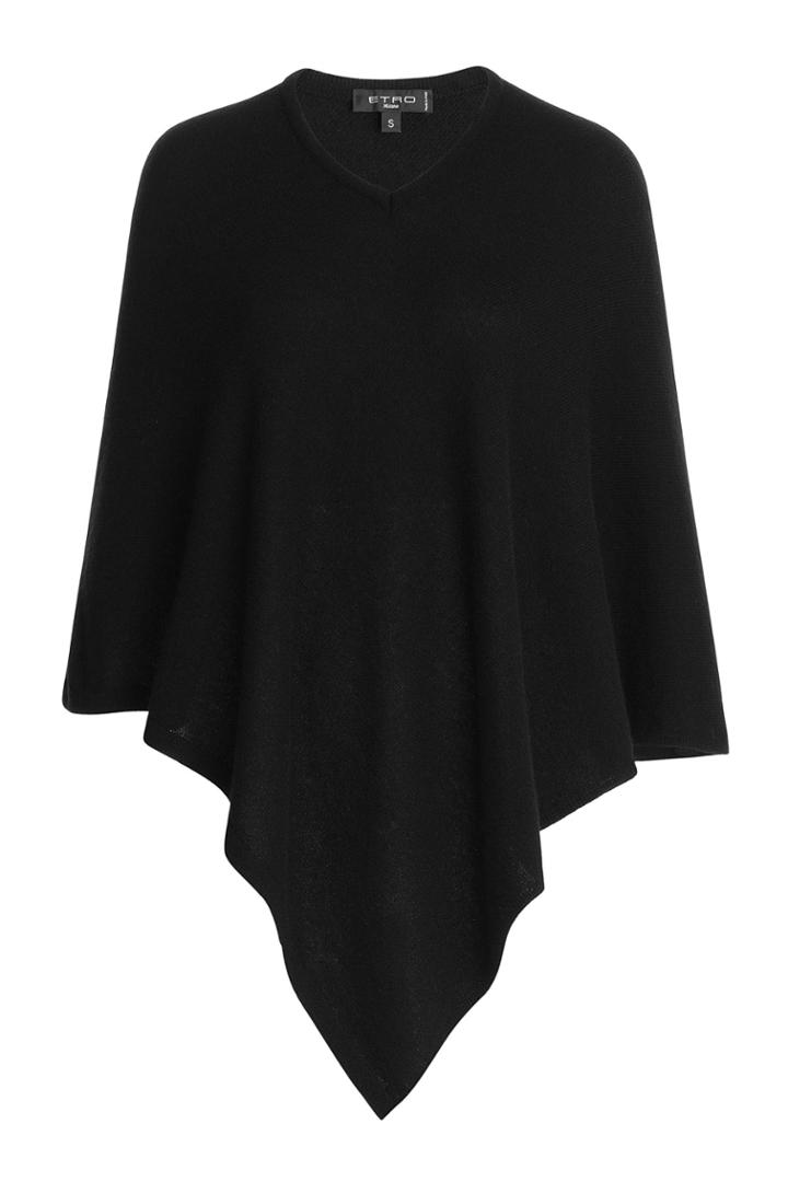Etro Etro Cashmere Poncho - Black