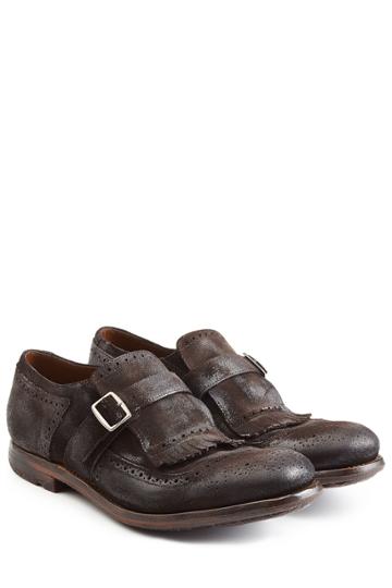 Churchs Churchs Suede Monk Shoes - Brown