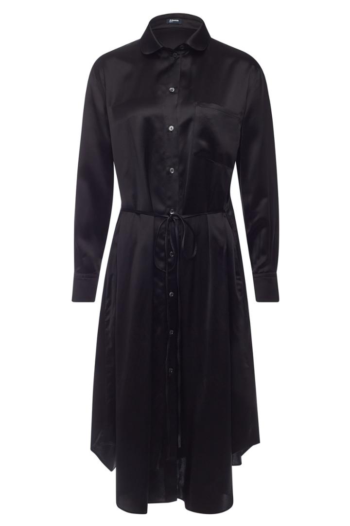 Jil Sander Navy Jil Sander Navy Satin Tunic Dress