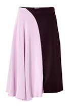 3.1 Phillip Lim 3.1 Phillip Lim Two-tone Skirt In Berry/lavender - Purple